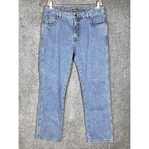 Cabelas Classic Fit Jeans Mens Size 36X34 Blue Denim Cotton Straight‎ Leg